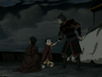 Hakoda and Aang