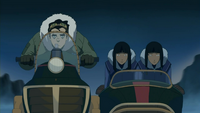 Bolin drives Desna and Eska