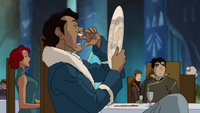 Varrick paying no attention