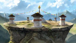 Earth Kingdom stupa overview