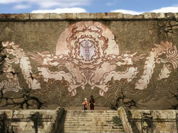 Origin of firebending mural