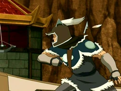 Hakoda in battle attire