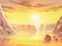 Landscape at sunrise