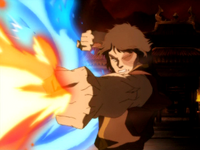 Zuko's enhanced firebending