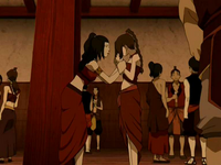 Azula consoling Ty Lee