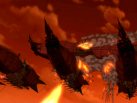 Airship battle