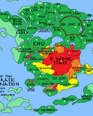 Map Of The Earth Kingdom
