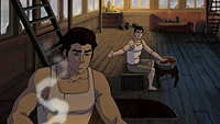 Brothers discussing Korra