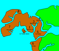 The strategic map of the United Republic.