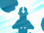 Aang en el iceberg