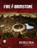 The cover for Fire & Brimstone features a bird's-eye view of the Fire Nation Capital.