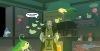 Iroh makes tea for spirits