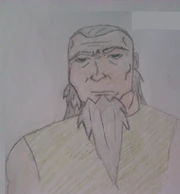 In a dark corner sits a muscular man in torn green jail clothing, his right foot being held by metal chain.