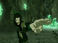 Azula zapped Aang