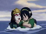 Suki saves Toph