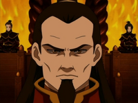 Close-up of Ozai