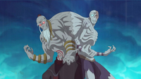 Facing  for the final battle, Hundun revealed his true form to her.