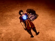 Katara heals Zuko