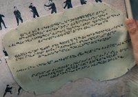 Gran Gran's letter to Katara (Netflix)