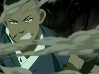 Sokka fighting against the .
