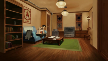Mako and Bolin's apartment's interior