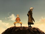 Aang wird unterrichtet
