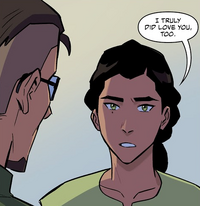 Kuvira admits her love for Baatar Jr.