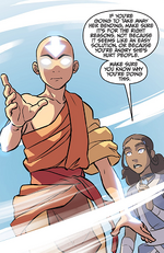 Katara advices Aang