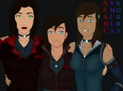 Kyomi with her wife and daughter