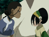 Toph and Katara