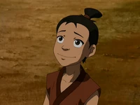 Qiji, the boy who was starving due to Mafan, Xiaohua, and Shudaizi's prolonged prank on the town.