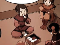 Azula eating mochi