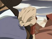 Ty Lee blocking Katara's chi