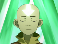 Aang unlocks his chakra