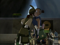 Suki reunida con Sokka