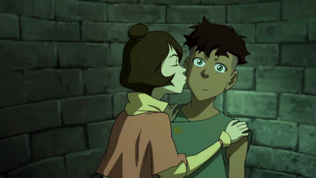 This is when Kai is trying to free jinora in season 3 episode 7 original  air benders