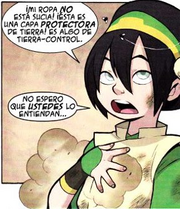 Toph dando excusa para no bañarse