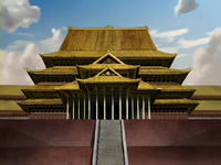 Earth Kingdom Palace main hall