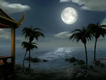 Full moon at Ember Island