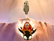 Aang deslizándose