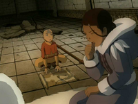 Katara coughing