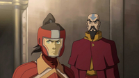 Korra and Tenzin arguing