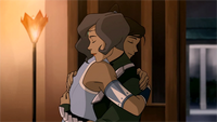 Korra hugging Suyin