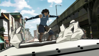 Korra metalbending van