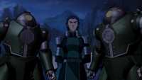 Kuvira chastising Suyin