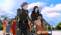 Lin comforting Korra