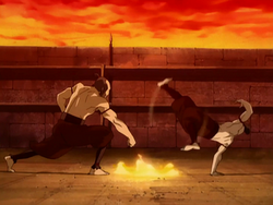 Zuko and Zhao Agni Kai