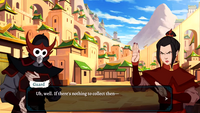 Azula reprimands guard