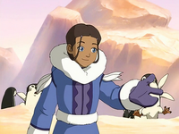 Katara gesturing