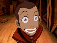 Sokka looking goofy